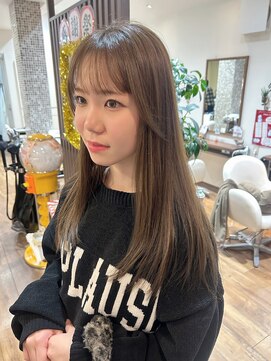 アンフール(am foule) olive beige