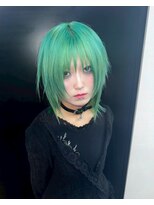 ヌル 原宿店(Null) ワントーン/ケアブリーチカラー/デザインカラー/姫レイヤー