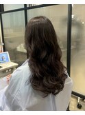 コテ巻き風パーマ