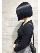 ヘアアンドビューティー クローバー(Hair&Beauty Clover)&nbsp;黒髪/切りっぱなしボブ/パツっとボブ