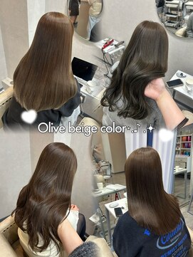 ソア 並木坂(Soa) ベージュ/韓国スタイル/レイヤーカット/並木坂/透明感カラー