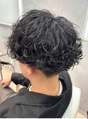 波巻きシャドーパーマ