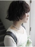 ボブパーマフレンチボブパーマ無造作ウルフパーマカーリーヘア