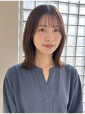 【30.派手すぎないトレンド感♪くびれミディアム】