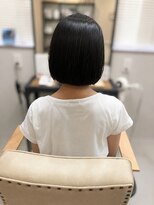 ヘアオーブロジック(HAIR orb LOGIC) 縮毛矯正 切りっぱなしボブ