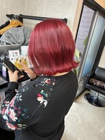 トリコ(ToricO) チェリーレッド ワインレッド ダブルカラー ブリーチカラー