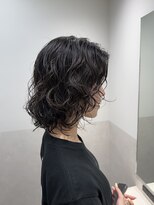 サロウィン 那覇店(SALOWIN)&nbsp;ミディアムウェーブ×ボブパーマ