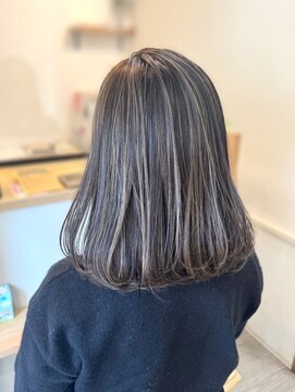 ロッカヘアエジェ(ROCCA hair eje.) デザインカラー上品グレージュハイライト