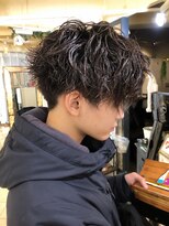 キャンバス バイ ネオリーブ 横浜西口(Canvas by neo.)&nbsp;横浜★メンズツイスパ前下がりパーマ