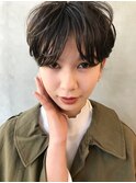 【brisa 表参道】マッシュショート/大人かわいい/フェザーバング