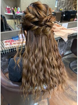 スタジオカラー(Studio Color) ハーフアップ