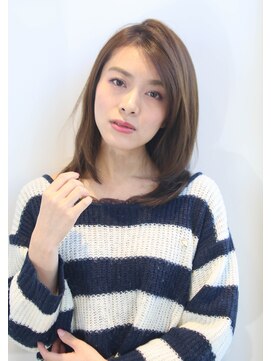 アドナイン(add9) 艶髪ストレート　セミディ　ナチュラル