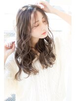 アフロート ギンザ(AFLOAT GINZA)&nbsp;AFLOAT明日香の ダークアッシュ フェザーバング 大人ガーリー