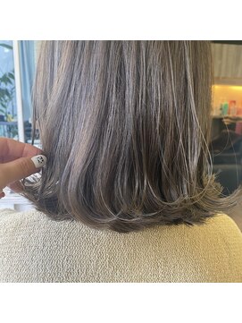 ロンド 表参道店(Lond) ぷつんとボブ＋まろやかベージュ