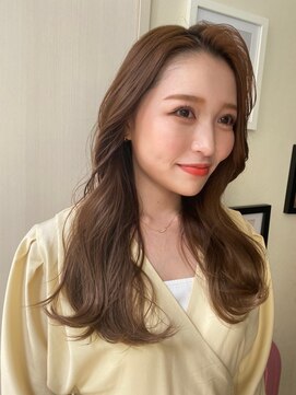 ロンドアベニール 北千住(Lond avenir) 韓国風ロングレイヤー　ナチュラルブラウン　西田大樹