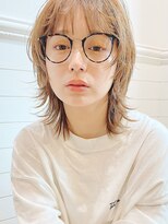 ディッセンバー 神宮前(December)&nbsp;【laundry】ベージュカラー×ウルフヘア