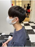黒髪マッシュ