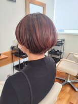 ヘアワークオーパス 吉祥寺(HAIR WORK OPUS) ピンクマッシュショート☆ハイトーンカラー