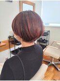 ピンクマッシュショート☆ハイトーンカラー