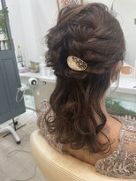 エミュ 天文館店(eMu) 編み込みハーフアップアレンジ