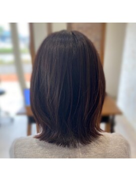 ヘアブロス(hair BROS) ふんわり可愛いくびれボブ