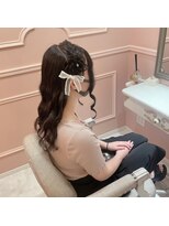 グルーヴ グルーヴ フェエリー(groove groove feerie)&nbsp;まおりんのお花ヘアセット 歌舞伎町ヘアセット