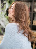大人かわいいシアカラーセミウェットウェーブa志木20代30代40代