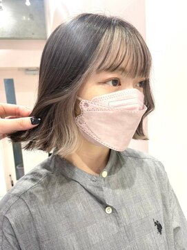 マジコ 下北沢本店(Magico) ダブルカラーインナーカラーホワイトベージュケアブリーチ