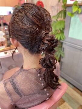 ミーネピンク 行徳店(Miene Pink) 大人かわいいヘアアレンジ20代30代40代☆髪質改善【行徳駅】