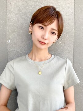 ロンド レグリーズ 立川(Lond leglise) ショート×顔周り×前髪×シルキーベージュ×グレージュカラー