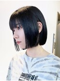 ミニマルボブ_斜マチルダボブピンクベージュ_ba464121