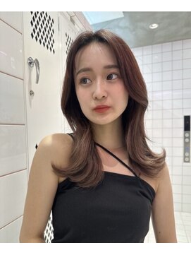 プアメリア 名古屋(Puamelia) トリートメント ブリーチなしダブルカラー 前髪縮毛矯正