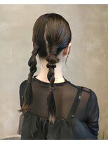 イキプラスディードットログ 大和八木駅前店(ikii+D.Log) パーティーヘアセット モード ツインテール 大和八木 橿原