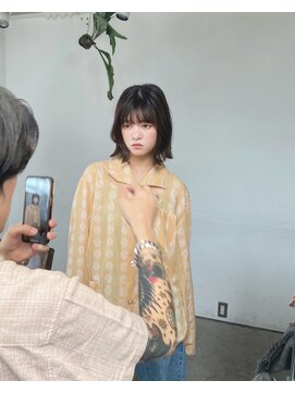 トレス(TRESS) 外ハネボブ　くびれミディ　マッシュウルフ　艶ボブ