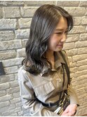 韓国風★シルバーベージュ★★《下岡優花》