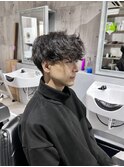 ナチュラルショートスパイラルパーマ