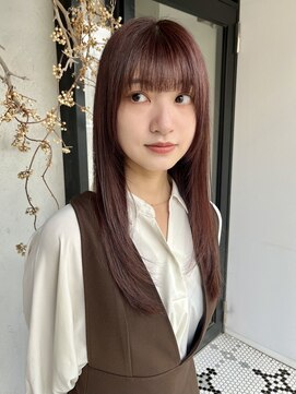 ディレクト(Direct) 《Direct》ロングレイヤー×ピンクブラウン