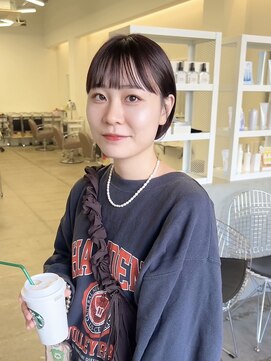 クリアーオブヘアー 池下店(clear OF HAIR) ミニボブ×暖色カラー