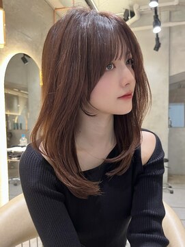 レーヴバイロンド 仙台(Reve by Lond) 仙台韓国レイヤーカット髪質改善縮毛矯正暗めカラー韓国仙台前髪