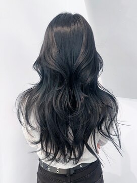 アルバム 渋谷パルコ(ALBUM) 秋色ウルフレイヤーロング透明感カラーくすみベージュ_ba532282