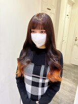 コル(CoL) オレンジ裾カラー!