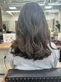 ファビ 渋谷(Fab) コテ巻き風デジタルパーマ。韓国風スタイルでお手入れ楽チン!!