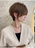 バング顔周りレイヤーショート/池袋