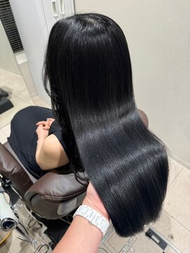 ロウ ジャム 横浜(ROW/JAM) 酸性ストレート/トリートメント/髪質改善カラー/韓国風ヘア