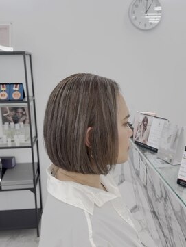 ブラウン(Brown) 褒められすぎちゅうい★白髪ぼかしハイライト