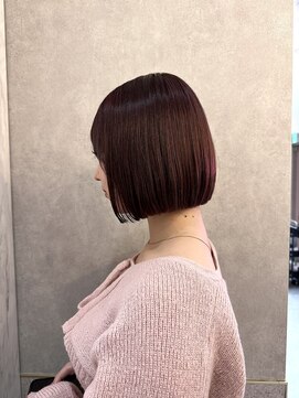 ルームバイシー 新宿(Loom. by Sea) 顔まわりカット/韓国ボブ/暖色カラー/新宿