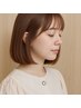 【うねり対策】顔まわりストレート＋似合わせカット ￥14,300
