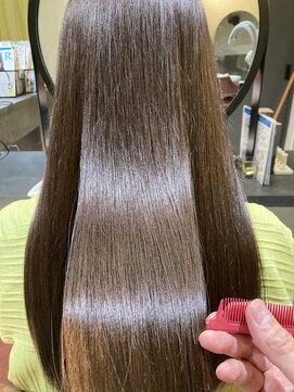 クロワ(croix) 酸性ストレート＋髪質改善トリートメント