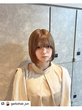 ガルボヘアー 心斎橋店(garbohair) プルエクステ10代20代ハイトーンボブエクステ外し
