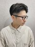 【メンズ限定】カット+《頭皮のコリ改善》EMSヘッドスパ+眉カット